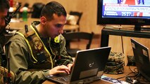 Command staff with Chemical Biological Incident Response Force, CBIRF, U.S. Marine Corps Forces Command, monitor the 58th Presidential Inauguration in a tactical command post, Jan. 20, 2017. Initial Response Force A, CBIRF, assumed the ready position working under Joint Task Force National Capitol Region, JTF-NCR, which provided military support to the lead agency the U.S. Secret Service during the 58th Presidential Inauguration in Washington D.C., Jan. 20, 2017. The Inauguration was designated a National Special Security Event, NSSE, by the Secretary of the Department of Homeland Security on July 2016. When an event is designated an NSSE, the U.S. Secret Service assumes its mandated role as the lead federal agency for the design and implementation of the operational security plan. Although elements of CBIRF were staged near the U.S. Capitol building, other elements of CBIRF were on standby at CBIRF headquarters, making the Inauguration supported by the entire CBIRF unit. (Official USMC Photos by Staff Sgt. Santiago G. Colon Jr./RELEASED)
