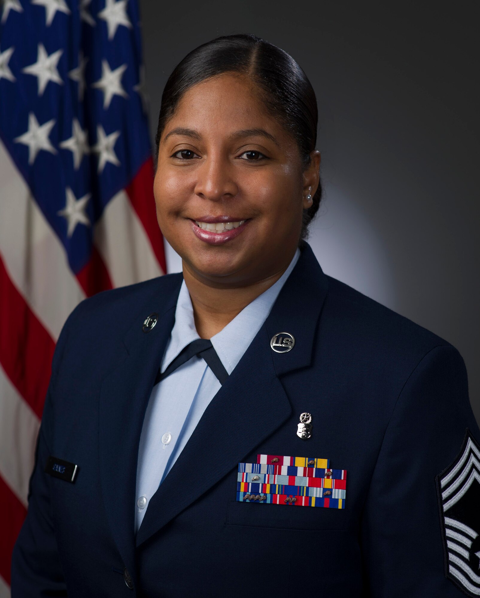 Chief Master Sgt. April Gaines, 60th Medical Group command chief