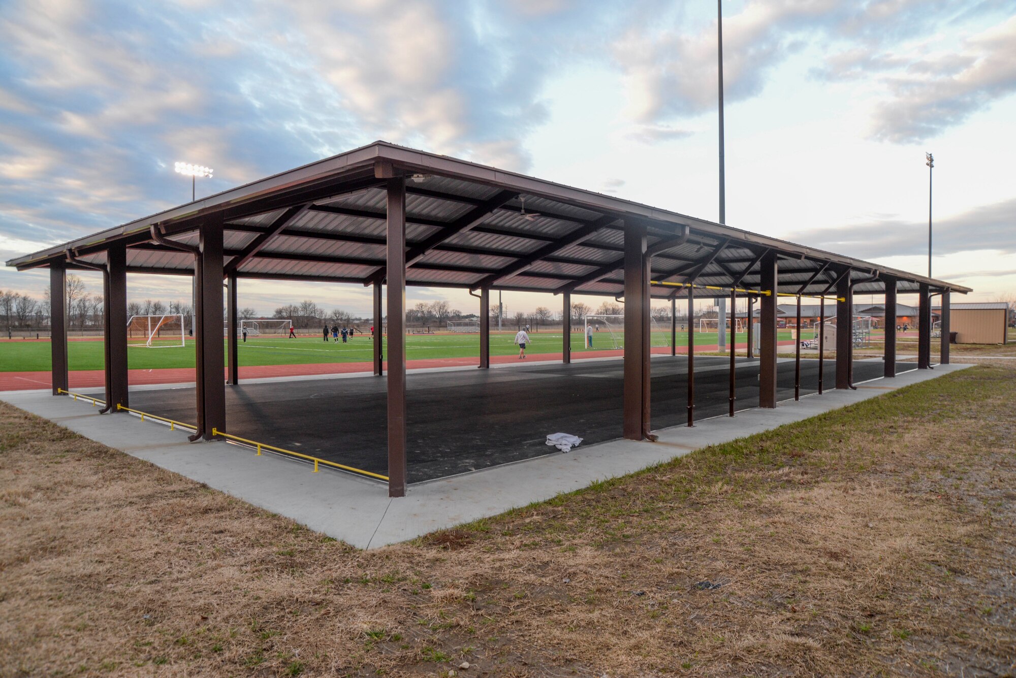 The base fitness center and the James Sports Center track renovations have been recently completed. During 2016, multiple renovations and improvements have been done throughout the base. (U.S. Air Force photo by Airman Chad Gorecki)