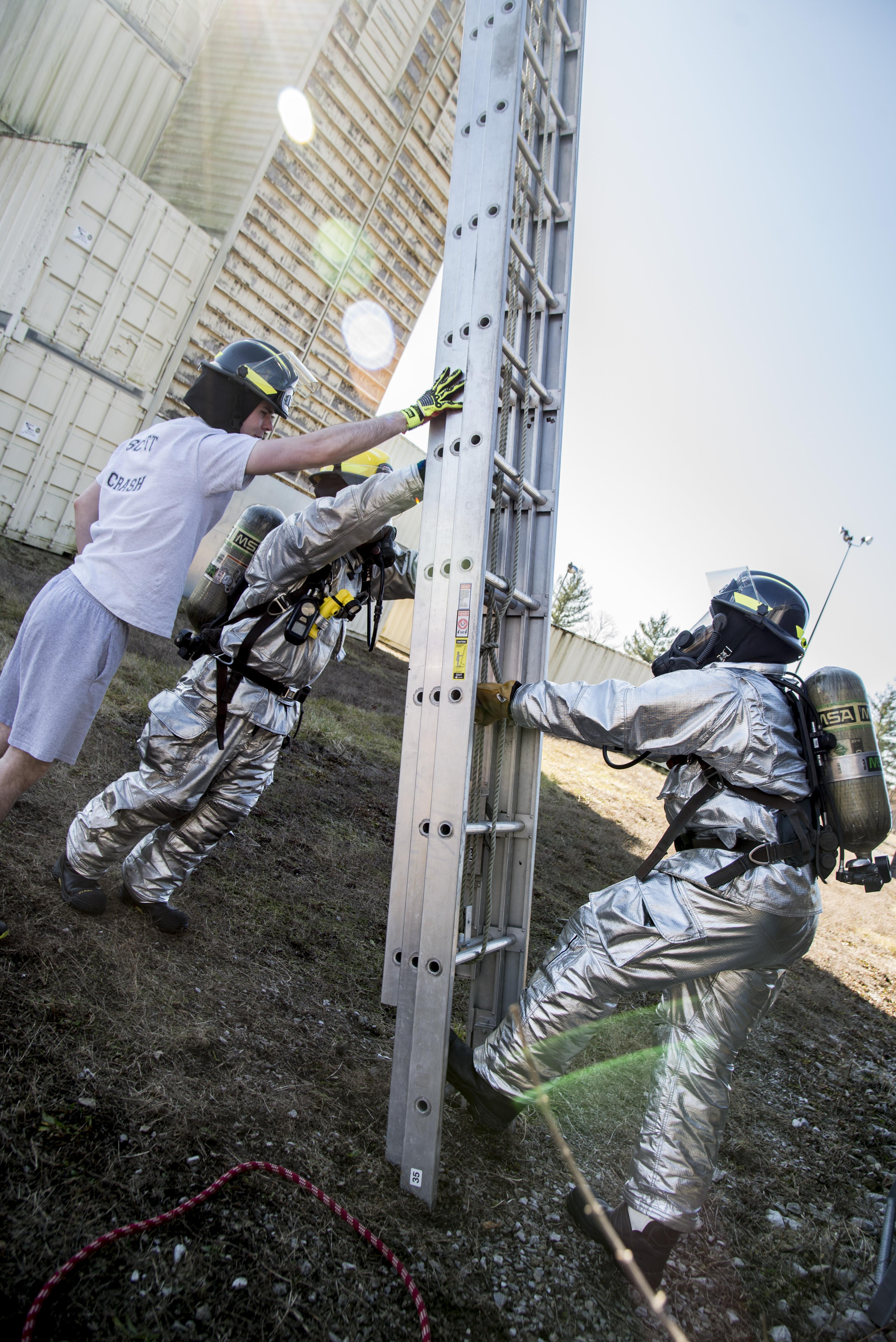 375th CES firefighters test skills
