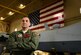 Capt. James, 432nd Wing/432nd Air Expeditionary Wing MQ-9 Reaper and MQ-1 Predator instructor pilot, stands in front of an MQ-9 Jan. 31, 2017, at Creech Air Force Base, Nev. On Aug. 11, 2016, James was off duty when he responded to a vehicular accident by taking initial control of the accident site and administering critical first aid, saving three lives. (U.S. Air Force photo by Airman 1st Class James Thompson)