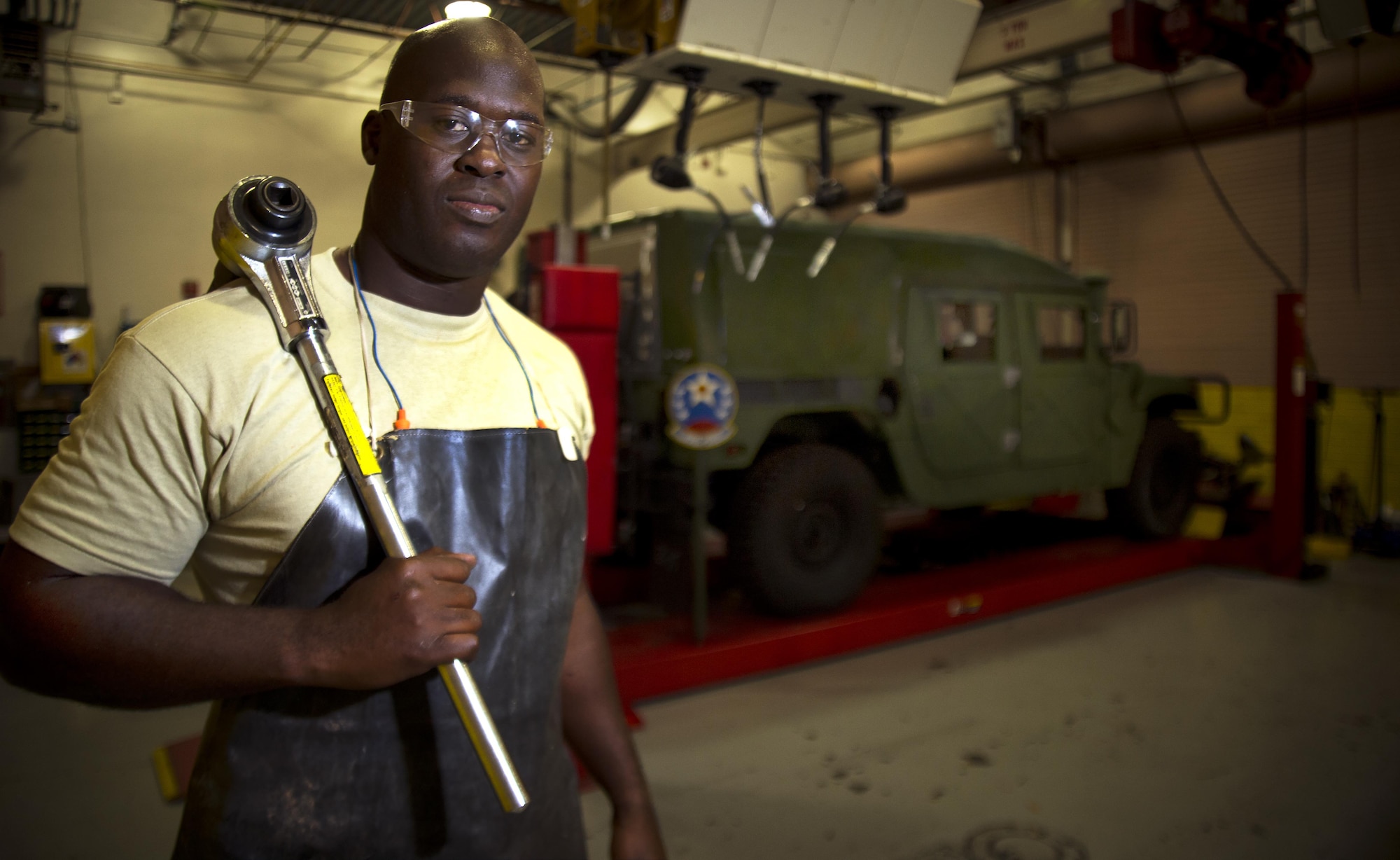 Airman 1st Class PeeJay Jack, a vehicle maintainer with the 290th Joint Communications Support Squadron, pauses for a photo Jan. 11, 2016, at MacDill Air Force Base, Fla. Jack witnessed a one-car accident on Interstate-4 and subsequently pulled the driver from their burning vehicle, prying open the car door and carrying the man to safety. (U.S. Air Force photo by Staff Sgt. Ned T. Johnston)