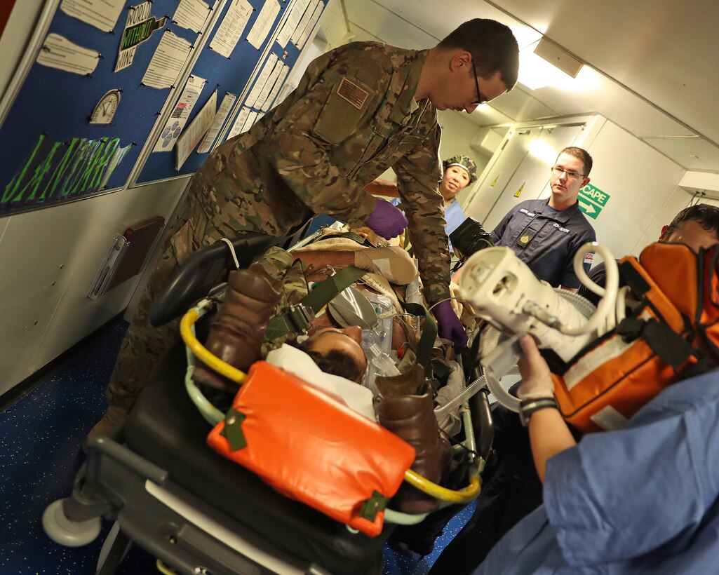 Forging partnerships: U.S. Air Force, Royal Navy medical teams train ...