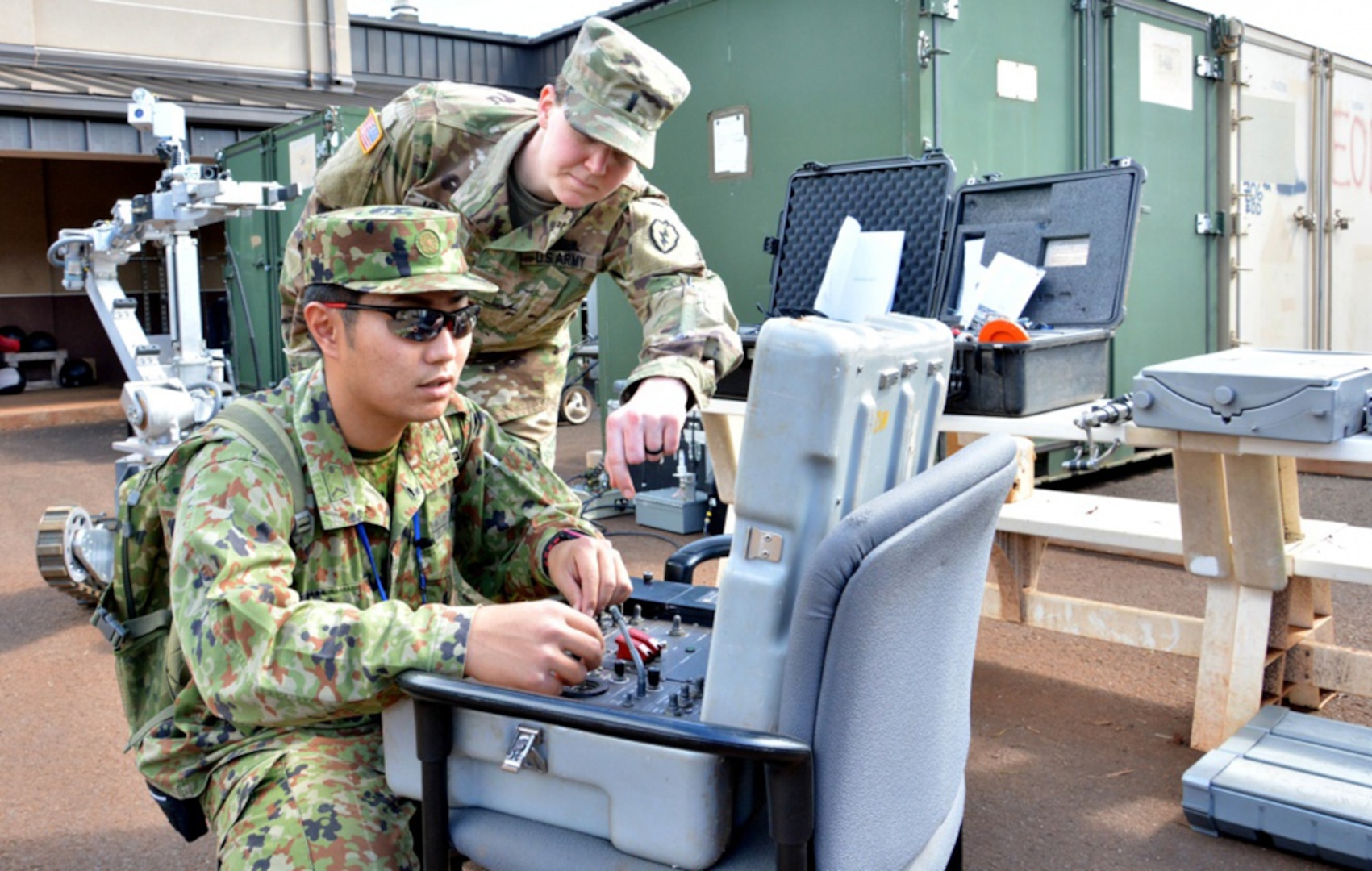 303rd Exploit Unexploded Ordnance Experts Enhance Relations, Share ...