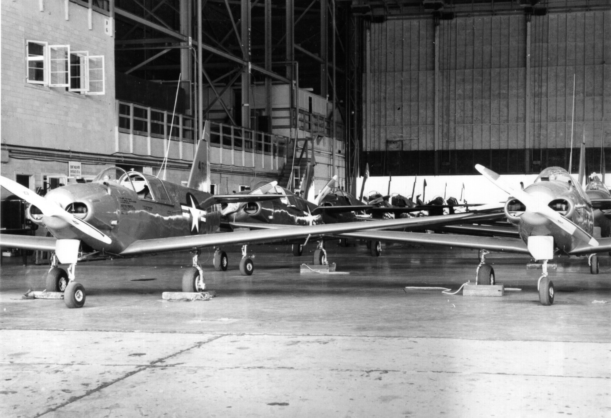 Numerous PQ-14s “Cadets” are shown undergoing maintenance and inspection checks at Tinker Field. These checks were routinely conducted during delivery and acceptance review by the Army Air Corps. (Photo courtesy of the Tinker History Office)