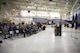 Col. Brian Bowman, Commander, 914th Airlift Wing, speaks in front of members of the Buffalo and Niagara community during the KC-135 Arrival Ceremony, February 2, 2017, Niagara Falls Air Reserve Station, N.Y. The arrival of the Stratotanker marks the beginning of a transition for the 914th, from an Airlift Wing to an Air Refueling Wing. (U.S. Air Force photo by Tech. Sgt. Stephanie Sawyer)