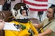 Maj. Ryan, a U-2 pilot, completes a pre-flight full pressure suit inspection before flying a historic sortie at an undisclosed location in Southwest Asia, Feb. 2, 2017. During the sortie, the aircraft completed 30,000 hours of flight. This is the second 30,000-flying-hours accomplishment overall for the U-2 fleet and the first for an expeditionary U-2 serving in Air Force Central Command. (U.S. Air Force photo/Senior Airman Tyler Woodward)