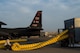 380th Expeditionary Aircraft Maintenance Squadron maintainers complete a preflight inspection before a sortie in support of Combined Joint Task Force-Operation inherent Resolve at an undisclosed location in Southwest Asia, Feb. 2, 2017. The U-2 is providing intelligence, surveillance and reconnaissance information in the fight against ISIS. (U.S. Air Force photo/Senior Airman Tyler Woodward)