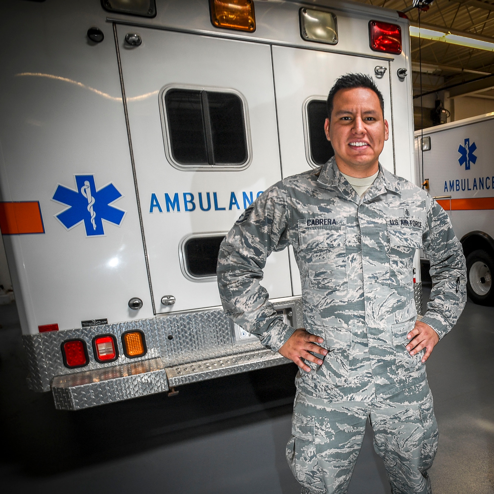 Staff Sgt. Ismael Cabrera, 75th Medical Support Squadron, NCOIC, Command Support Staff. Cabrera will depart Hill AFB in August to attend Commissioned Officer Training at Maxwell AFB, Alabama. (U.S. Air Force photo by Paul Holcomb) 