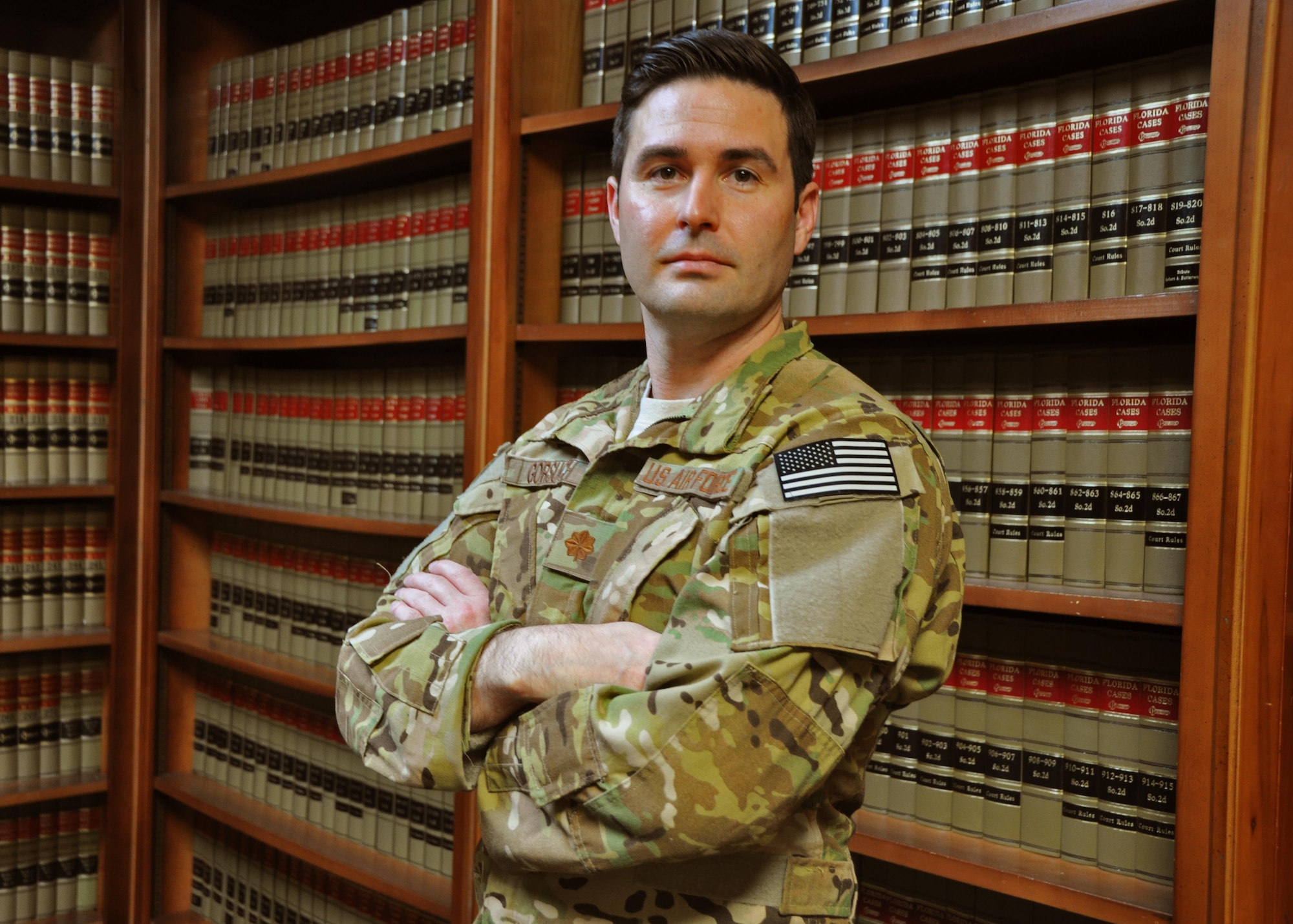 Air Force Reserve Maj. Matthew Gorsuch is a Combat Aviation Advisor with the 711th Special Operations Squadron.  This summer his mission tasks will shift dramatically as he assumes a new legislative liaison role on Capitol Hill. (U.S. Air Force photo/Dan Neely)