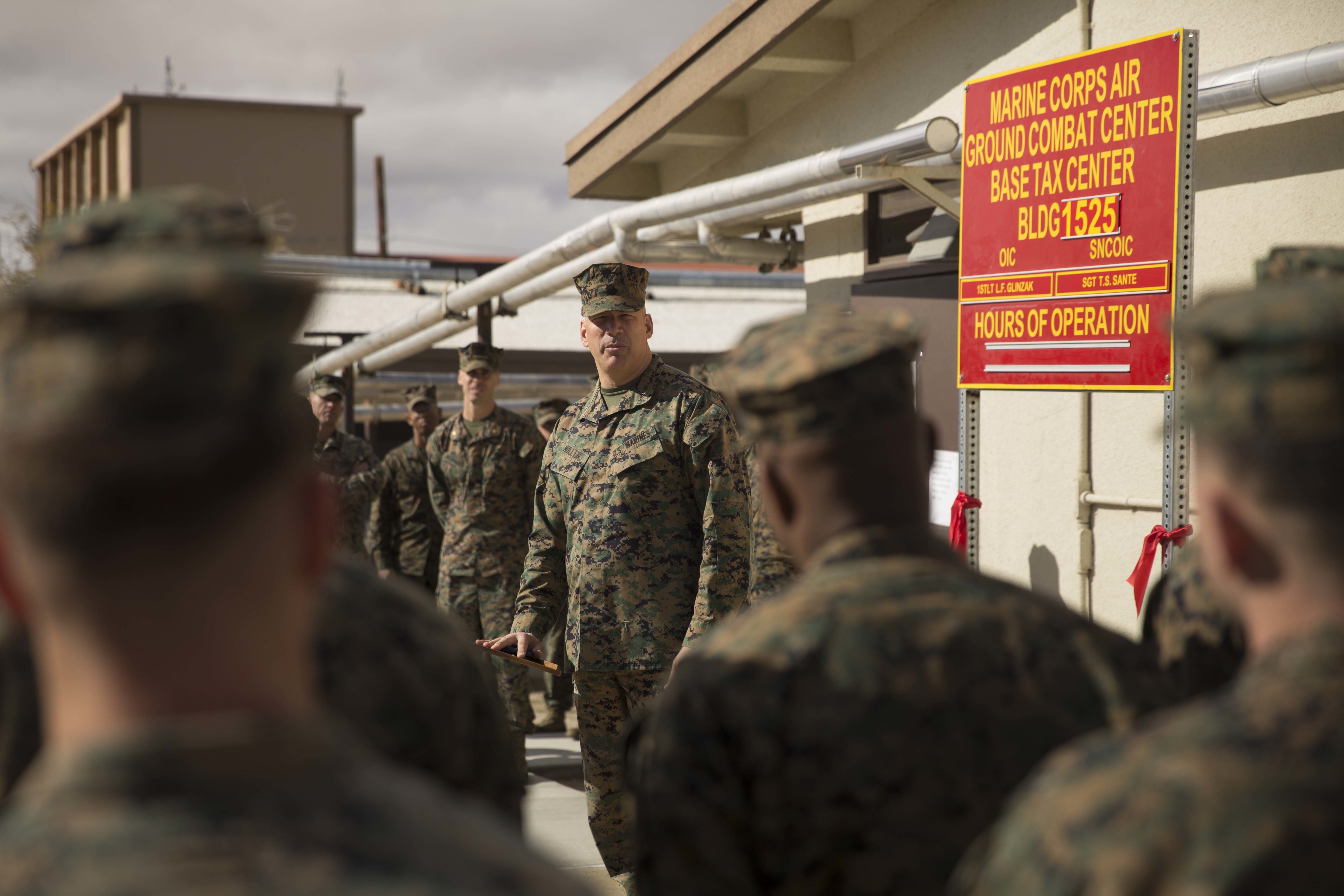 Combat Center Tax Center opens for business > Marine Corps Air Ground