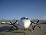 Detachment 17 Operational Support Airlift, 449th Theater Aviation Brigade's C-26 Metroliner staged at Bagram Airfield, Afghanistan, in 2012. For the third year in a row, Det. 17, based out of Morrisville, North Carolina, was named the Joint Operational Support Airlift Center’s (JOSAC) Large Aircraft of the Year for fiscal year 2016. 
