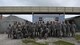 U.S. Air Force Gen. Terrence J. O’Shaughnessy, Pacific Air Forces commander, and Chief Master Sgt. Anthony Johnson, Pacific Air Forces command chief, meet with Airmen from the 36th Contingency Response Group during a base visit Feb. 1, 2017, at Andersen Air Force Base, Guam. During the visit, O’Shaughnessy and Johnson had the opportunity to see firsthand the capabilities of the 36th CRG. The mission of the 36th CRG is to train, organize, equip and lead cross functional forces providing initial Air Force presence in potentially austere forward operation locations as directed by commander Pacific Air Forces. (U.S. Air Force photo by Airman 1st Class Jacob Skovo)
