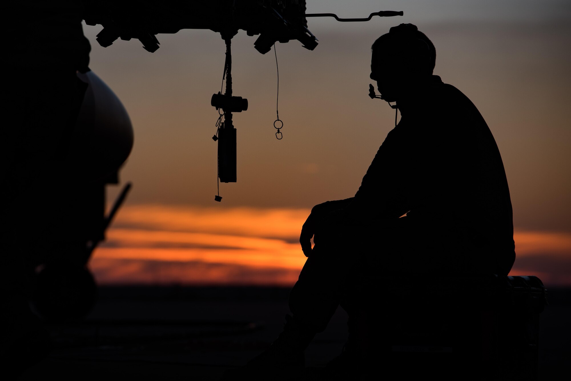 Tech. Sgt. Joseph Benoit, 407th Expeditionary Maintenance Squadron weapons specialist, tests the functionality of weapons rack releasing system of an F-16 Fighting Falcon at the 407th Air Expeditionary Group Feb. 4, 2017. The 407th Air Expeditionary Group is supporting Operation Inherent Resolve in the fight against the Islamic State of Iraq and the Levant.  (U.S. Air Force photo/Master Sgt. Benjamin Wilson)(Released)