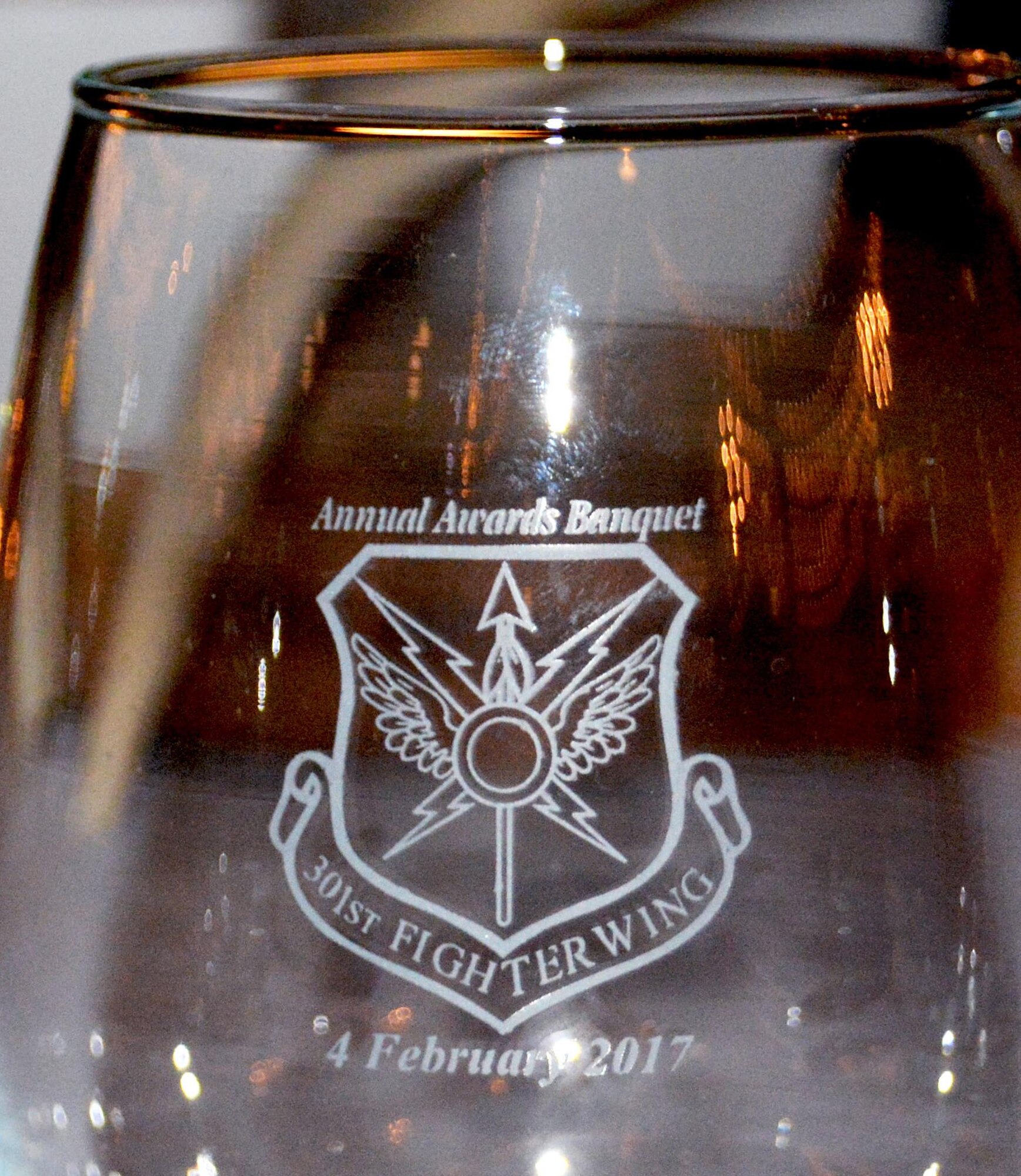 FORT WORTH, Texas -- The 301st Fighter Wing honors their 2016 leaders in excellence during the annual awards banquet at the River Ranch Stockyards in Fort Worth, Texas Feb. 4, 2017. Winners were announced from eleven different categories to include civilians, enlisted, officers, Key Spouses and community involvement. There were 34 award contestants in their respective categories. (U.S. Air Force photo by Staff Sgt. Samantha Mathison)