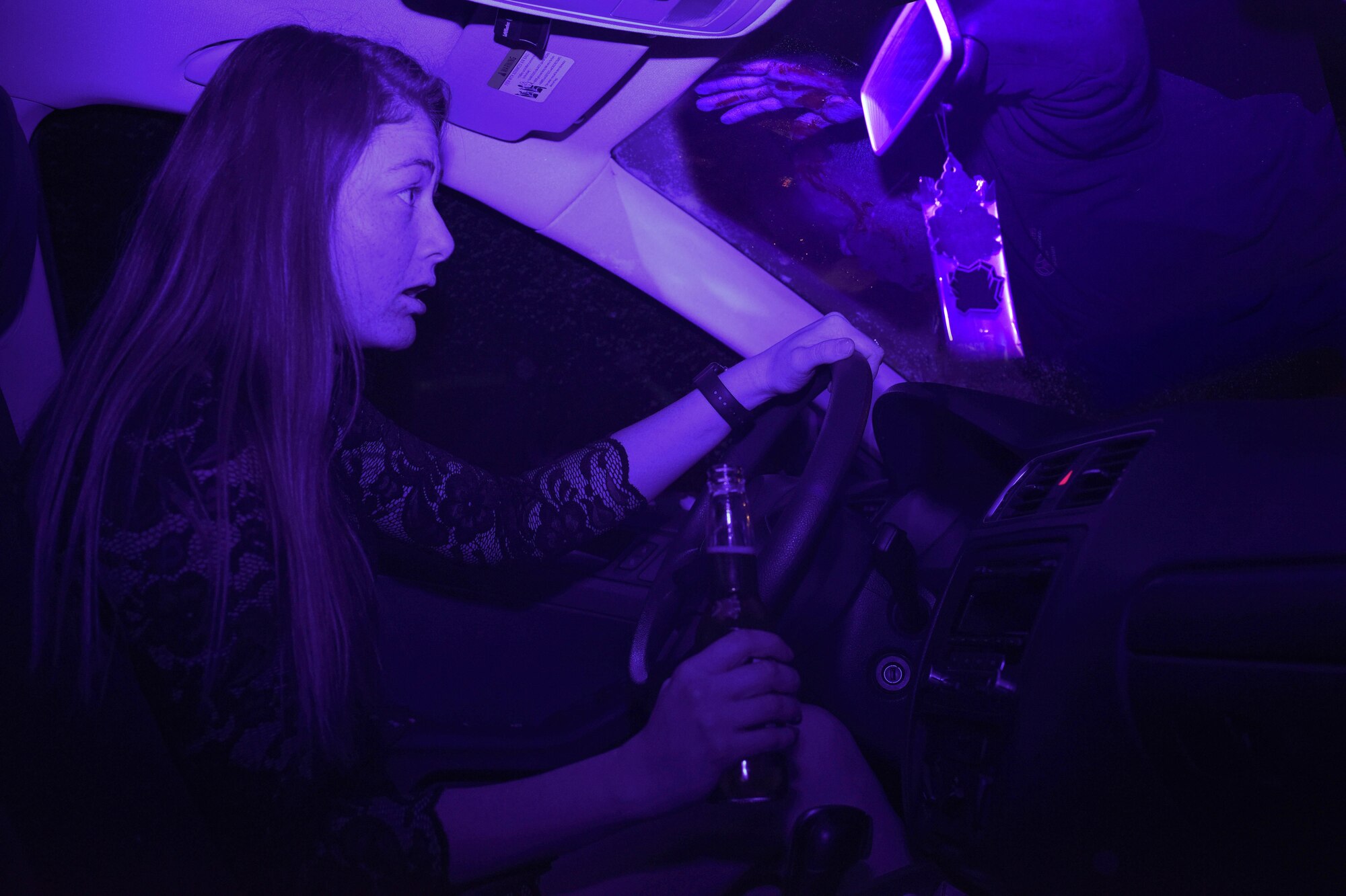 Among major crimes, driving under the influence has one of the highest arrest rates with more than 1.4 million DUI arrests annually. Airmen Against Drunk Driving is an Air Force program designed to provide a ride home for Airmen whose plans have fallen through, and its volunteers keep the program alive. If ever in need of a ride home after plans have fallen through call 406-788-HOME (4633). (U.S. Air Force photo illustration/Senior Airman Jaeda Tookes)