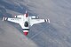 An F-16 Fighting Falcon trails a KC-135 Stratotanker assigned to McConnell Air Force Base, Kan., Feb. 3, 2017, after receiving fuel. The U.S. Air Force Air Demonstration Squadron, the Thunderbirds, will be performing a flyover during the 2017 Super Bowl. (U.S. Air Force photo/Airman 1st Class Erin McClellan)