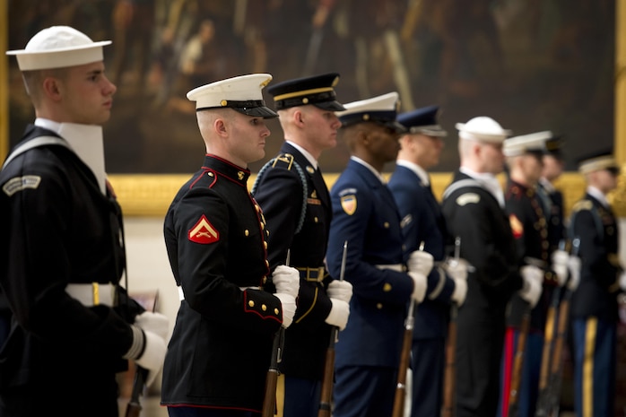 Joint Service Honor Guard participates in 58th Presidential Inauguration