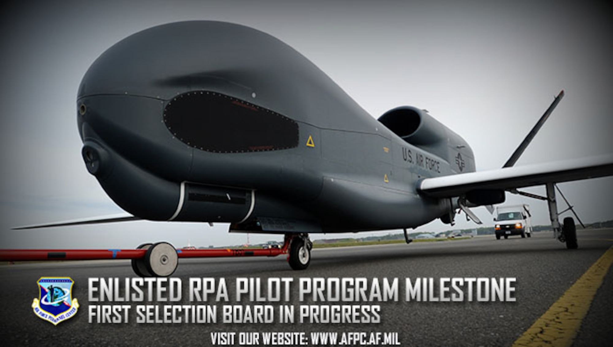 The enlisted remotely piloted aircraft program hits another milestone, making history with the first selection board currently in progress. 185 Airmen will meet the board, hoping to be selected in the next enlisted group to attend RPA pilot training. (U.S. Air Force photo by Tech. Sgt. April Quintanilla)