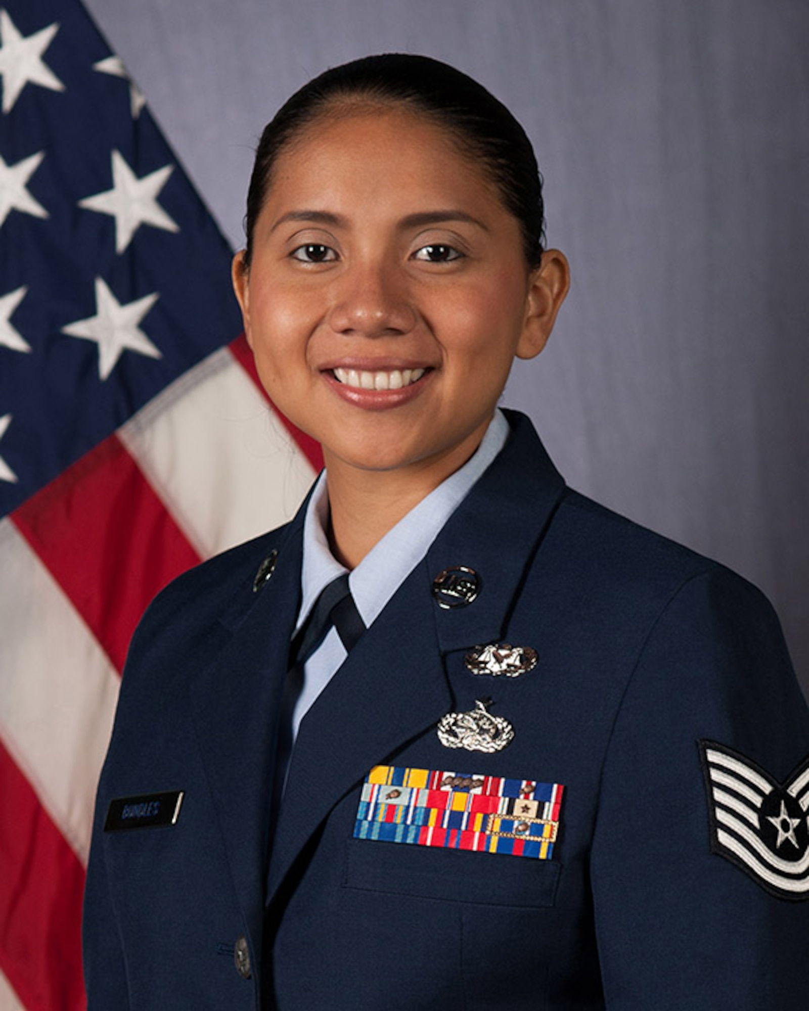 Tech. Sgt. Jessica Bundles, 30th Space Wing legal office civil law NCOIC, recently attended and graduated the Inter-American Noncommissioned Officer Academy, Oct. 14, 2016 through Dec. 15, 2016. INCOA provided a different experience than the regular NCOA course, where Bundles was able to utilize her native language in an official capacity. (courtesy photo)
