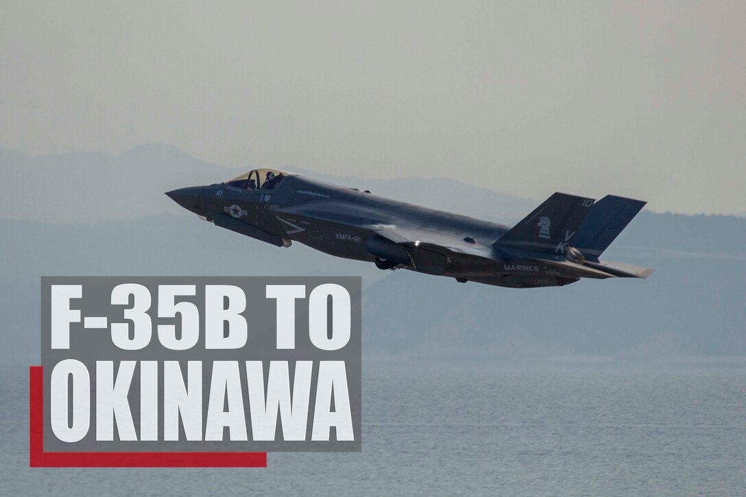 MARINE CORPS BASE CAMP BUTLER, Okinawa, Japan – F-35B Lightning II aircraft belonging to Marine Aircraft Group 12, 1st Marine Aircraft Wing began conducting regularly scheduled training near Okinawa this week. 