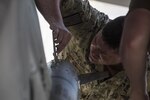 U.S. Navy Sailors with Electronic Attack Squadron (VAQ) 135 performed maintenance on E/A-18G Growlers at Andersen Air Force Base, Guam, to support exercise Cope North, which is scheduled for Feb. 8 – March 8, 2017. The maintenance performed by the Sailors allows the pilots to continue operating their aircraft and participating in the exercise. (U.S. Marine Corps photos by Cpl. Nathan Wicks)