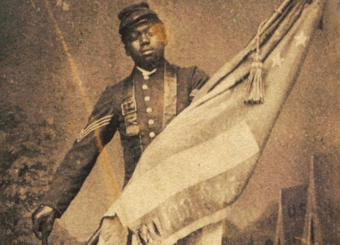 Army Sgt. William H. Carney was the first of the nation’s 88 African-American Medal of Honor recipients, earning the medal during the Union Army’s charge on Fort Wagner during the Civil War. Army photo