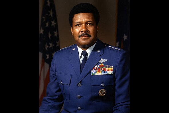 Gen. Daniel “Chappie” James, Jr., made history in 1975 when he received his fourth star, making him the first African-American general not only in the Air Force, but also across all branches of U.S. military.