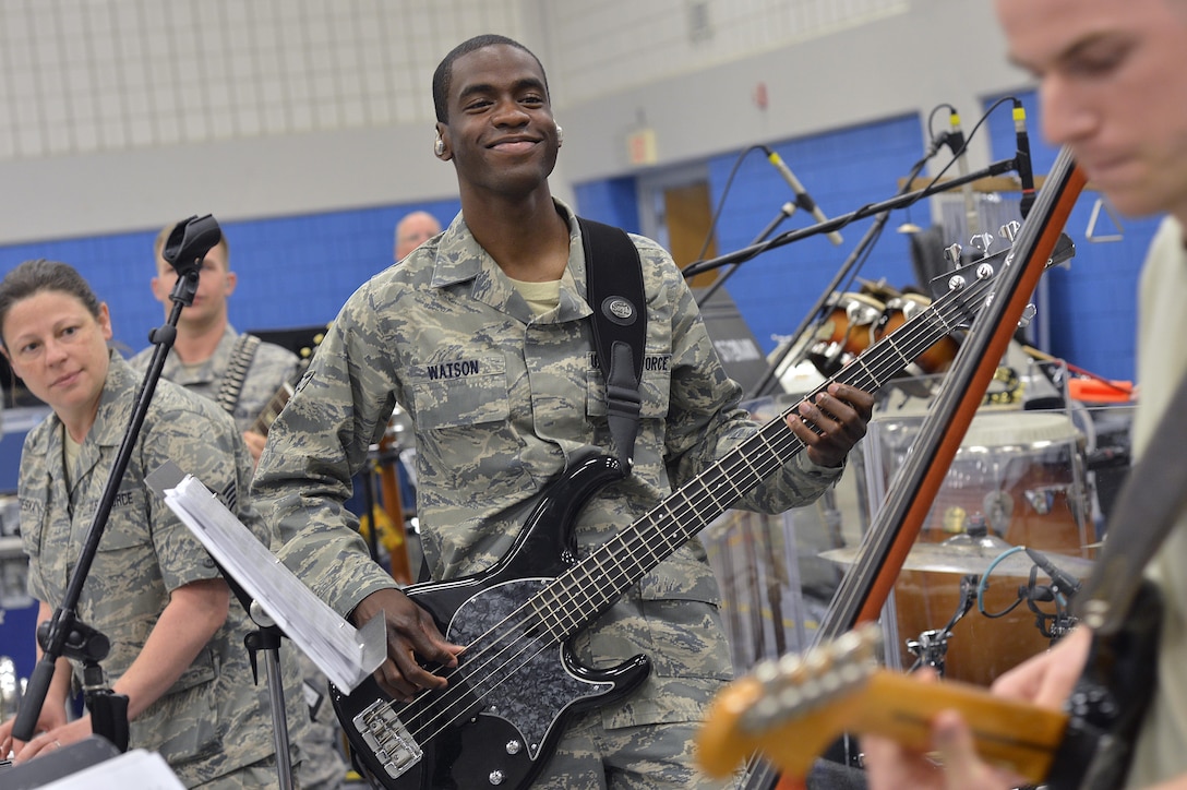 MCGHEE TYSON AIR NATIONAL GUARD BASE, Tenn. - The Air National Guard's foremost 572nd Air Force Band, or "Band of the South" - its 41 musicians - perform their final practice session at the I.G. Brown Training and Education Center's Wilson Hall here May 28, before they kick off a fresh and tuneful, summer 2014 tour. The Band of the South will appear for nearly a dozen, toe-tapping concerts June 28 through July 4, including Virginia Beach, Va., Charleston Harbor, S.C., and Panama City Beach, Fla.  (U.S. Air National Guard photo by Master Sgt. Kurt Skoglund/Released)