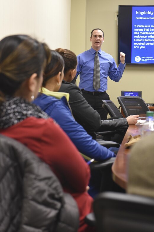 Joint Base Hosts Naturalization Seminars Joint Base Mcguire Dix Lakehurst Article Display