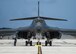 A U.S. Air Force B-1B Lancer assigned to the 9th Expeditionary Bomb Squadron, deployed from Dyess Air Force Base, Texas, arrives Feb. 6, 2017, at Andersen AFB, Guam. The 9th EBS is taking over U.S. Pacific Command’s Continuous Bomber Presence operations from the 34th EBS, assigned to Ellsworth Air Force Base, S.D. The B-1B's blended wing/body configuration, variable-geometry wings and turbofan afterburning engines, combine to provide long range, maneuverability and high speed while enhancing survivability. The rotation of aircraft in support is specifically designed to demonstrate the U.S.’s commitment to the Indo-Asia-Pacific region and enhance routine transiting in international airspace throughout the Pacific. (U.S. Air Force photo by Tech. Sgt. Richard P. Ebensberger/Released)