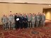 Members of the 185th Air Refueling Wing in Sioux City, Iowa were recognized for their efforts over the past year at an awards ceremony during February drill. Also present was Mr. Gerald Pallesen with the VFW who has sounded Taps at numerous funerals alongside the 185th Honor Guard. (Official U.S. Air National Guard photo by Lt. Trish Thiesen/Released)
