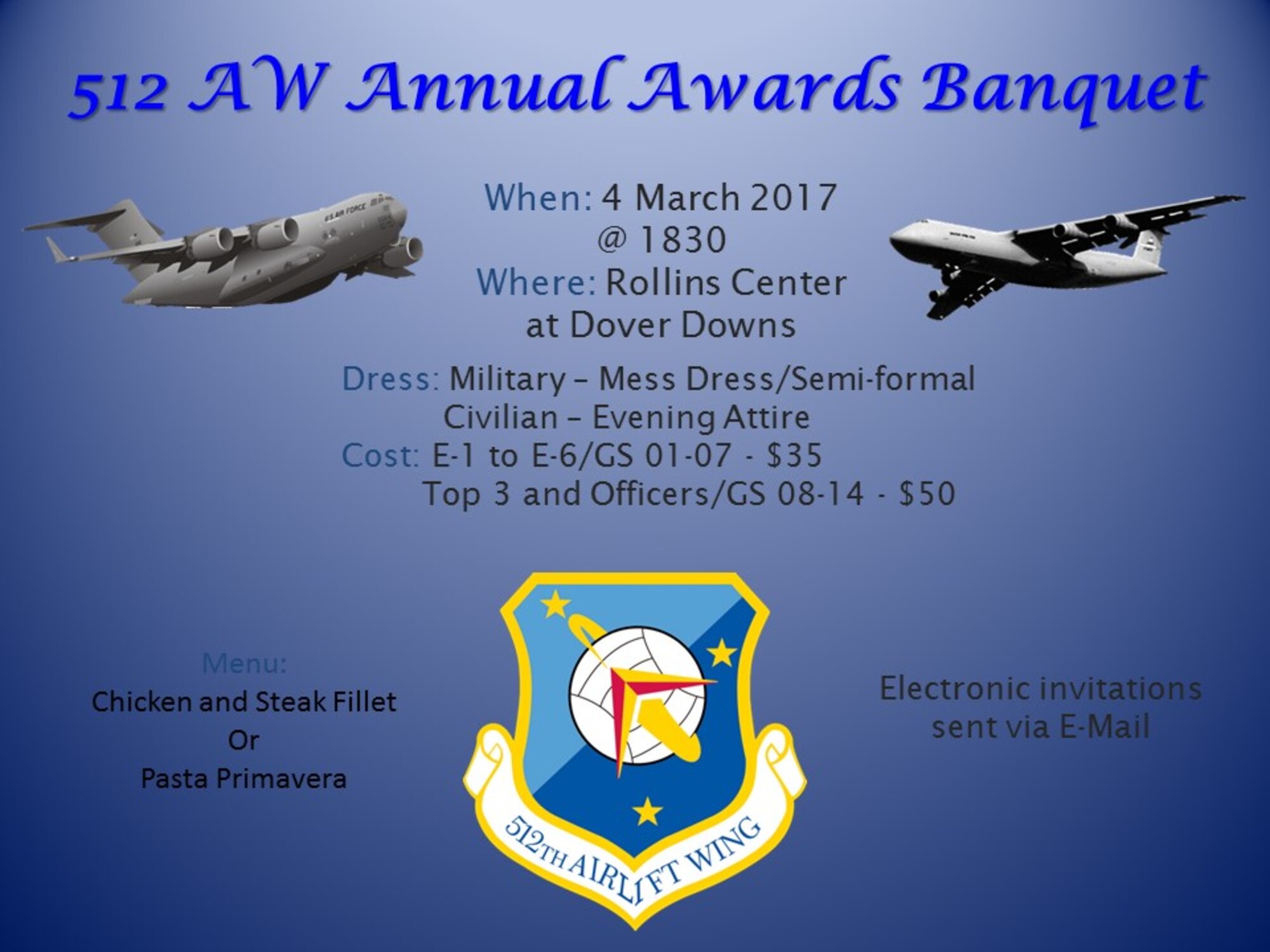 Awards Banquet Flier
