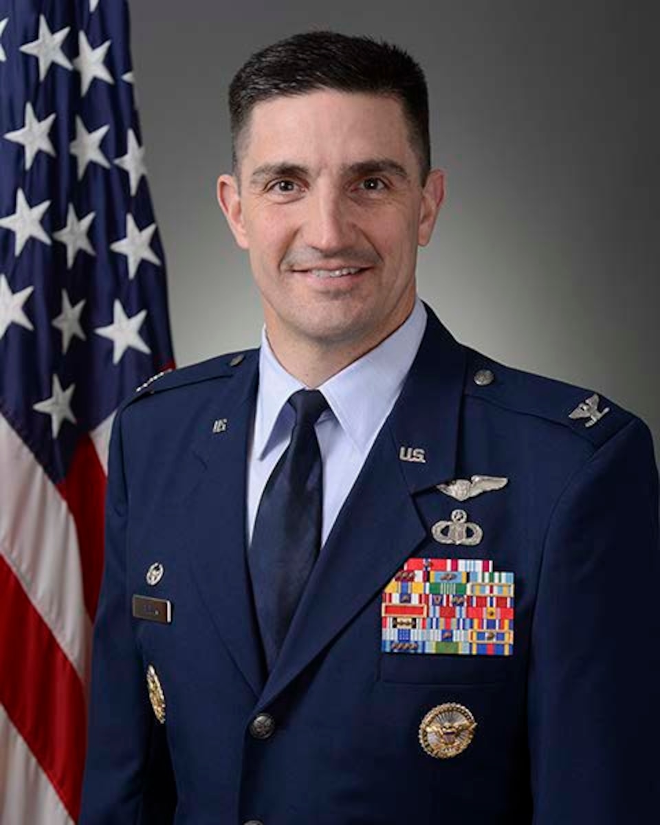 Col. Tom Blazek, Commander, 1st Weather Group at Offutt AFB, NE.
