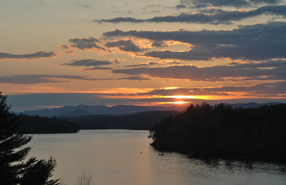 Sundown At W Kerr Scott Lake