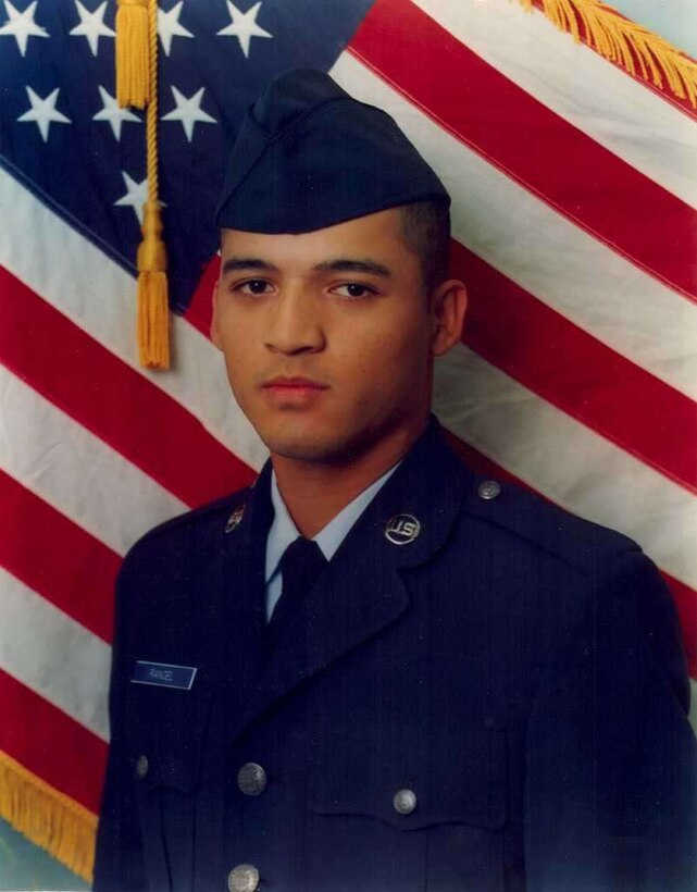 The 7th Civil Engineer Squadron Fire and Emergency Services hosted a remembrance muster in honor of a fallen firefighter, Staff Sgt. Ray Rangel, Feb. 13, 2017, at Dyess Air Force Base, Texas. Rangel was a firefighter assigned to Dyess, who died while attempting to rescue two soldiers trapped in a Humvee that overturned in a canal outside of Balad Air Base, Iraq, Feb. 13, 2005. (Courtesy photo)