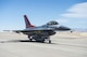 A QF-16 drone taxis back to the 82nd Aerial Targets Squadron, Det. 1 ramp, after its first flight at Holloman Air Force Base, N.M., Feb. 10, 2017. The QF-16 has been flying at Tyndall Air Force Base, Florida since late 2012. This was the first flight at Holloman since the QF-4 Phantom officially retired in 2016 and the detachment transitioned to flying QF-16s. (U.S. Air Force photo by Senior Airman Emily Kenney)