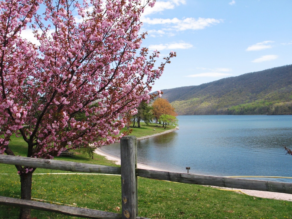 Spring time at Seven Points Beach 