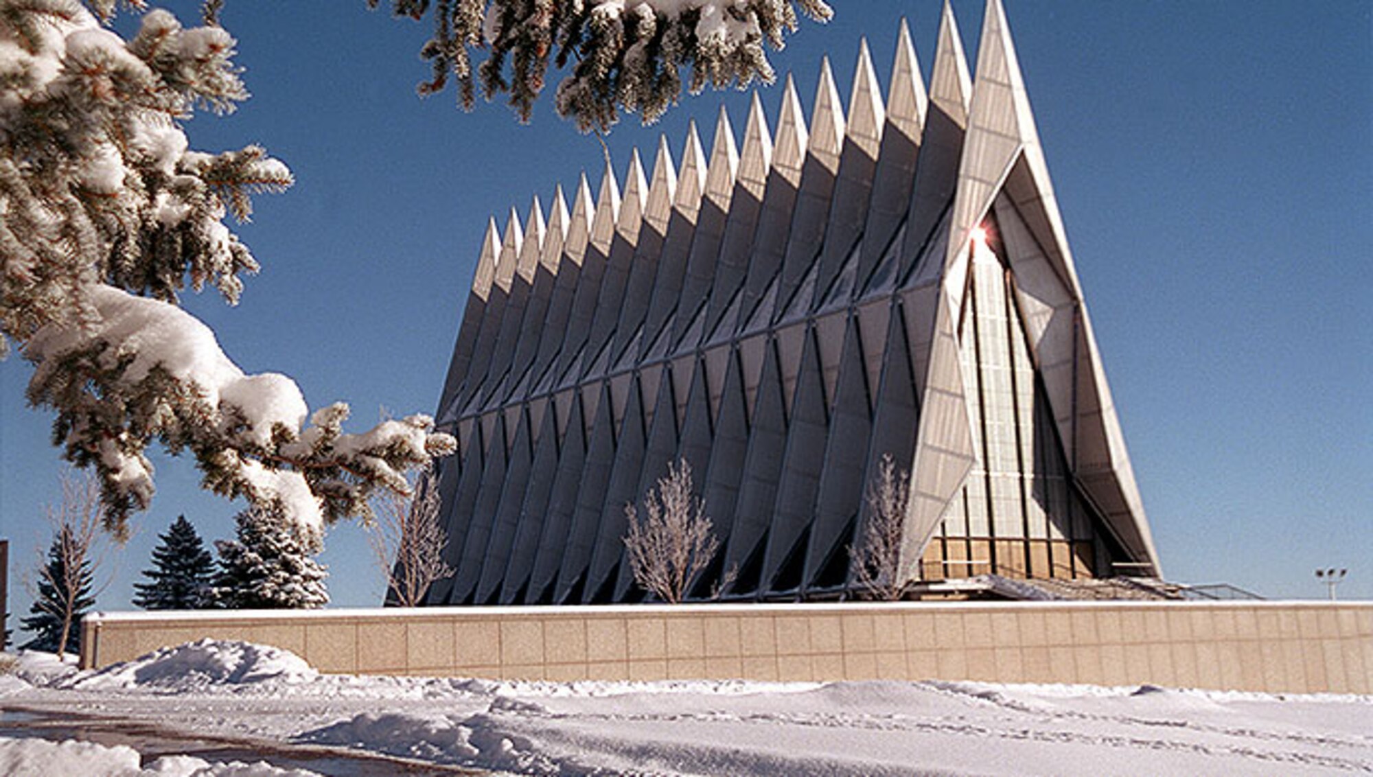 Volunteers are needed to serve as docents at the Cadet Wing Chapel at the U.S. Air Force Academy. The chapel staff hopes to double it's amount of volunteer staff by July 2017. (U.S. Air Force photo)
