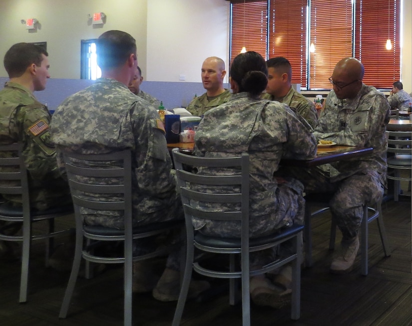 The 647th Regional Support Group, received a visit from Brig. Gen. Alex B. Fink, the commanding general of the 4th Sustainment Command (Expeditionary), U.S. Army Reserve., Feb. 12, 2017, at the Armed Forces Reserve Training Center. 