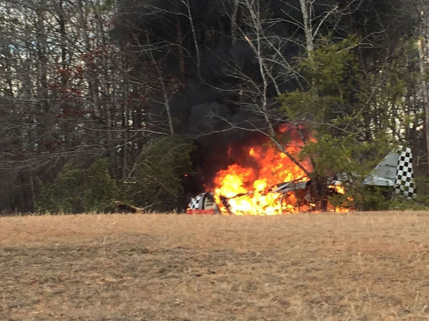 North Carolina Army National Guard Sgt. Charles Roper pulled the pilot from the burning cockpit. Roper saw the plane crash and immediately put his truck into 4WD, driving through ditches and farmland to get to the crash site. 