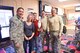 Several members of the 940th Air Refueling Wing headquarters staff pose after winning first place at the first-ever lunch-hour bowling tournament during a unit training assembly on Feb. 10, 2017 at Beale Air Force Base, Calif. First sergeants, who hosted the tournament, hope the competition Saturday was the first of many so wing staff agency can continue to defend the trophy or another unit can claim it. (U.S. Air Force by Staff Sgt. Brenda Davis/Released)