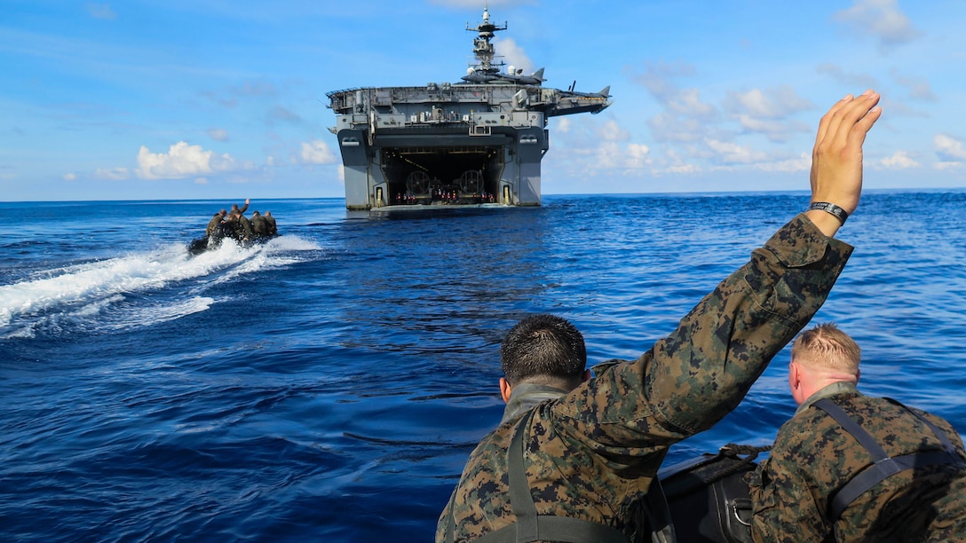 Maritime Raid Force Fin Swim Training