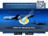 916 ARW Mobile Application Screenshot 1 (U.S. Air Force photo illustration by Wendy Lopedote)