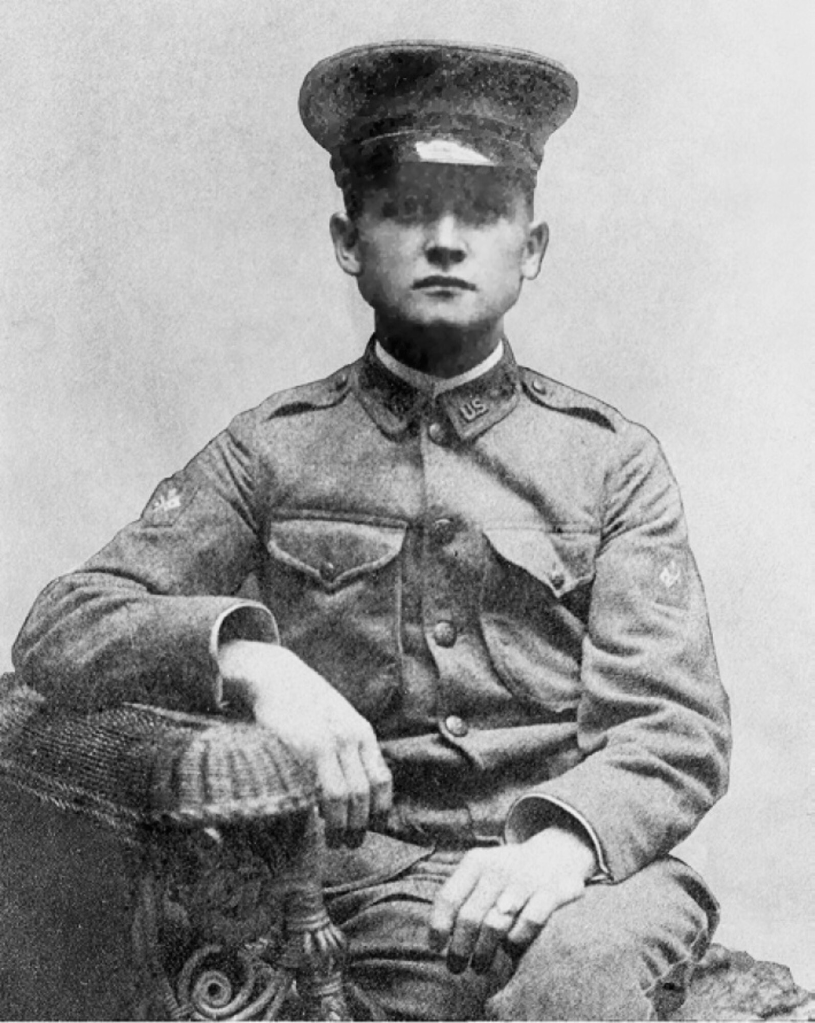 Cpl. Vernon L. Burge poses for an official photo, circa 1912. Burge is considered the first enlisted pilot to ever fly an aircraft. Enlisting in the Signal Corps in 1907, he was assigned to the Army’s newly created aviation section working with balloons and dirigibles. Later assigned to Lt. Frank Lahm’s aviation school, Burge volunteered to enroll in the school when Lahm had difficulty finding officers interested in pilot training, eventually becoming the first certified enlisted aviator. More than a century later, two Air Force master sergeants became the first enlisted Airmen to fly and complete their own solo flights in a DA-20 Datana, Nov. 3, 2016. The initiative to integrate enlisted Airmen into flying operations of the RQ-4 Global Hawk is part of a broader effort to meet the nation’s continual RPA demands. (Courtesy Photo)