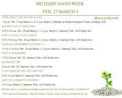 About 20 sessions have been chosen to educate Department of Defense cardholders on a variety of financial topics, from the new Blended Retirement System to credit management and are planned Feb. 27-March 3 throughout Joint Base San Antonio.