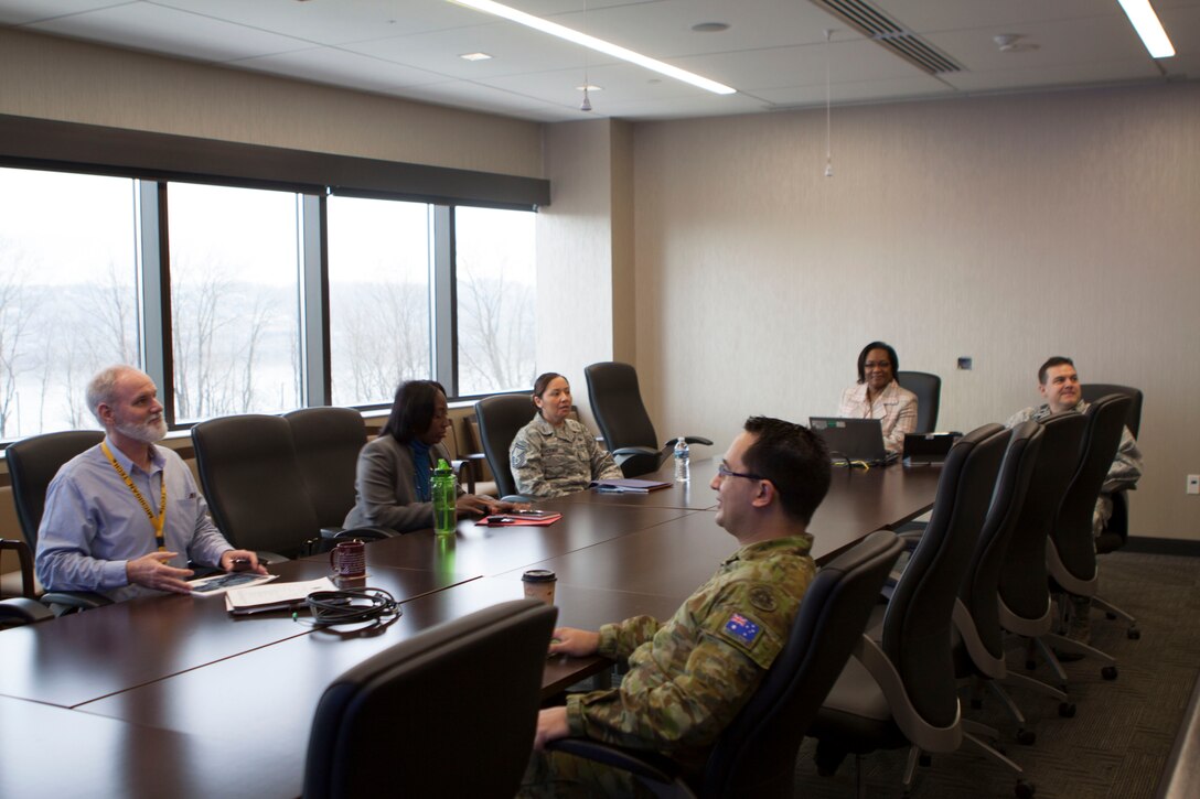 Newly assigned Defense Logistics Agency National Account Managers visited DLA Distribution headquarters and its largest distribution center in the network, DLA Distribution Susquehanna, Pennsylvania, on Feb. 15.