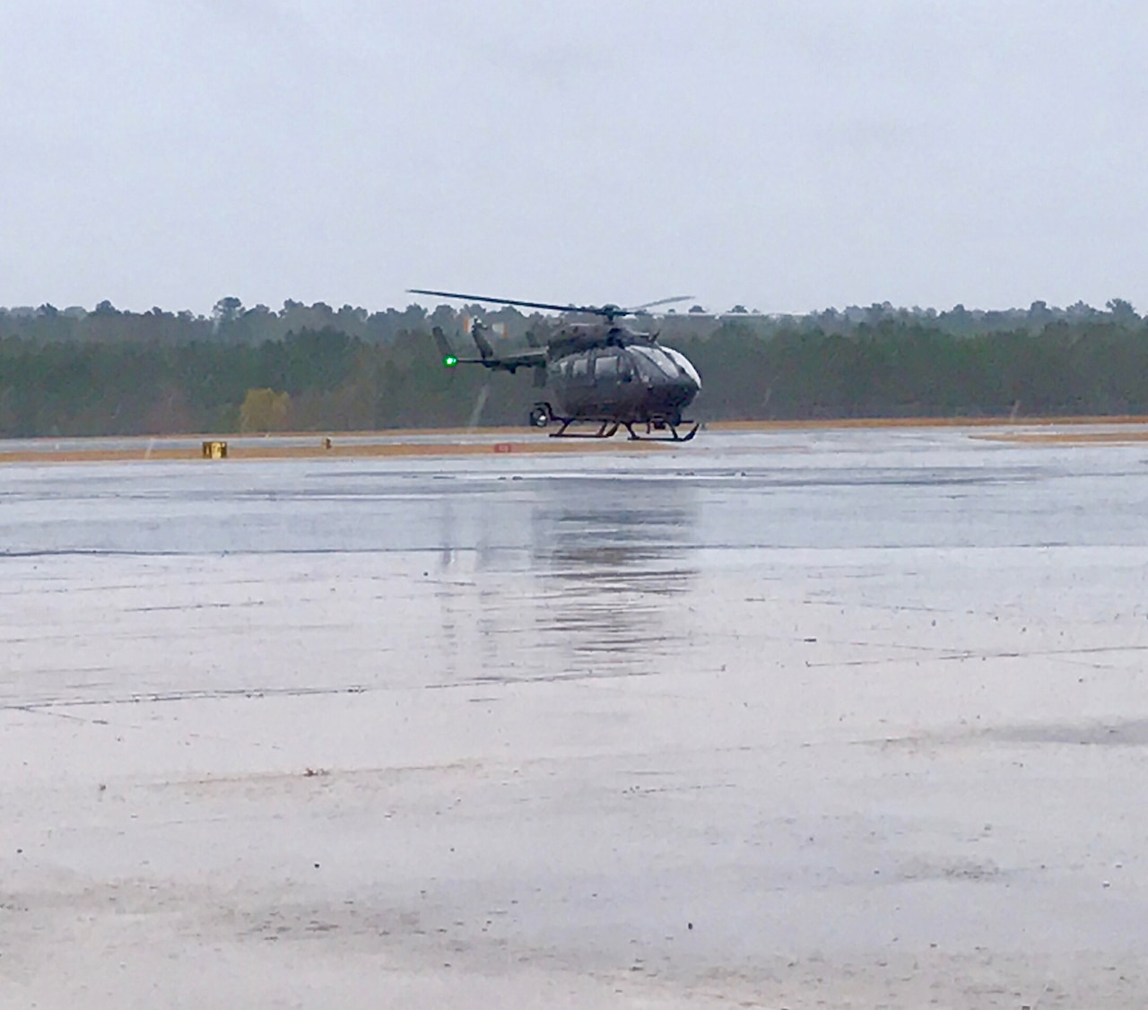 The Louisiana Counterdrug Aviation’s Operations provided command and control support to the Louisiana State Police by utilizing the UH72 Lakota’s enhanced communications and specialized technology. This allowed law enforcement to safely conduct the counter drug operation leading to the seizure of nearly $2 million dollars worth of drugs.