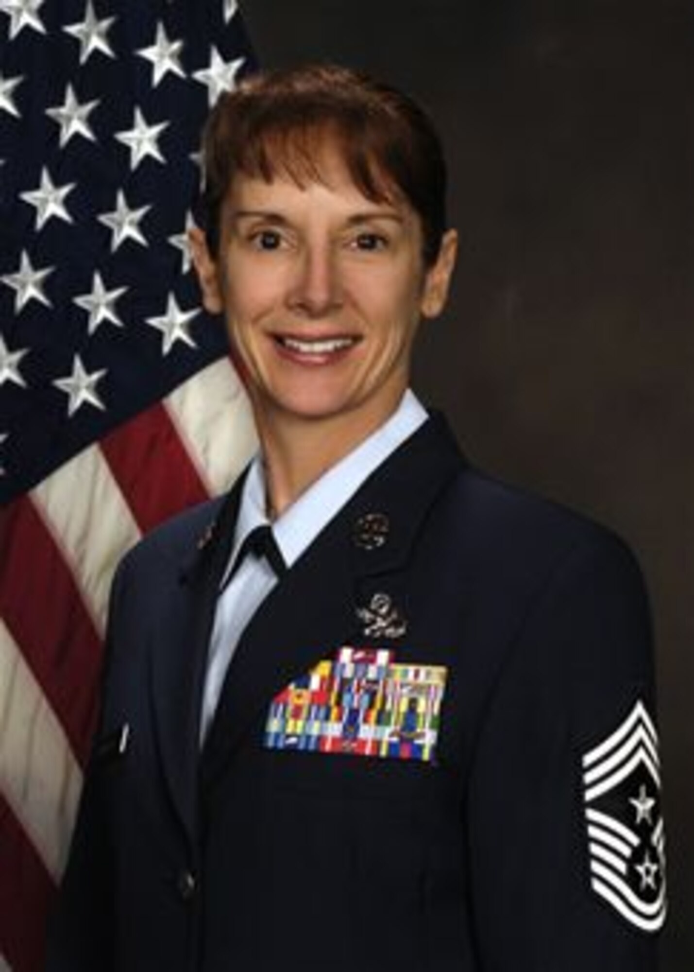 Chief Master Sgt. Doreen Losacco, Air Force Life Cycle Management Center command chief.