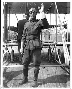 March 2 marks the 107th anniversary of the first military aerial flight taken by Army Lt. Benjamin Foulois when he boarded the “Signal Corps ‘Aeroplane’ No. 1” and circled Joint Base San Antonio-Fort Sam Houston’s MacArthur Parade Field.